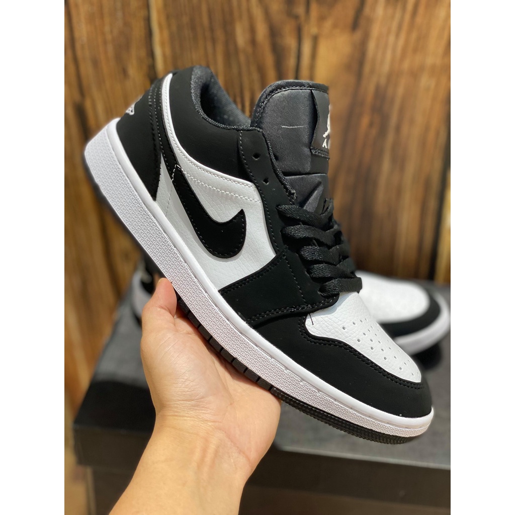 Giày 𝐉𝐨𝐫𝐝𝐚𝐧 1 low panda màu đen trắng nam nữ, Giày JD1 low panda đen trắng bản đẹp 2021 | BigBuy360 - bigbuy360.vn