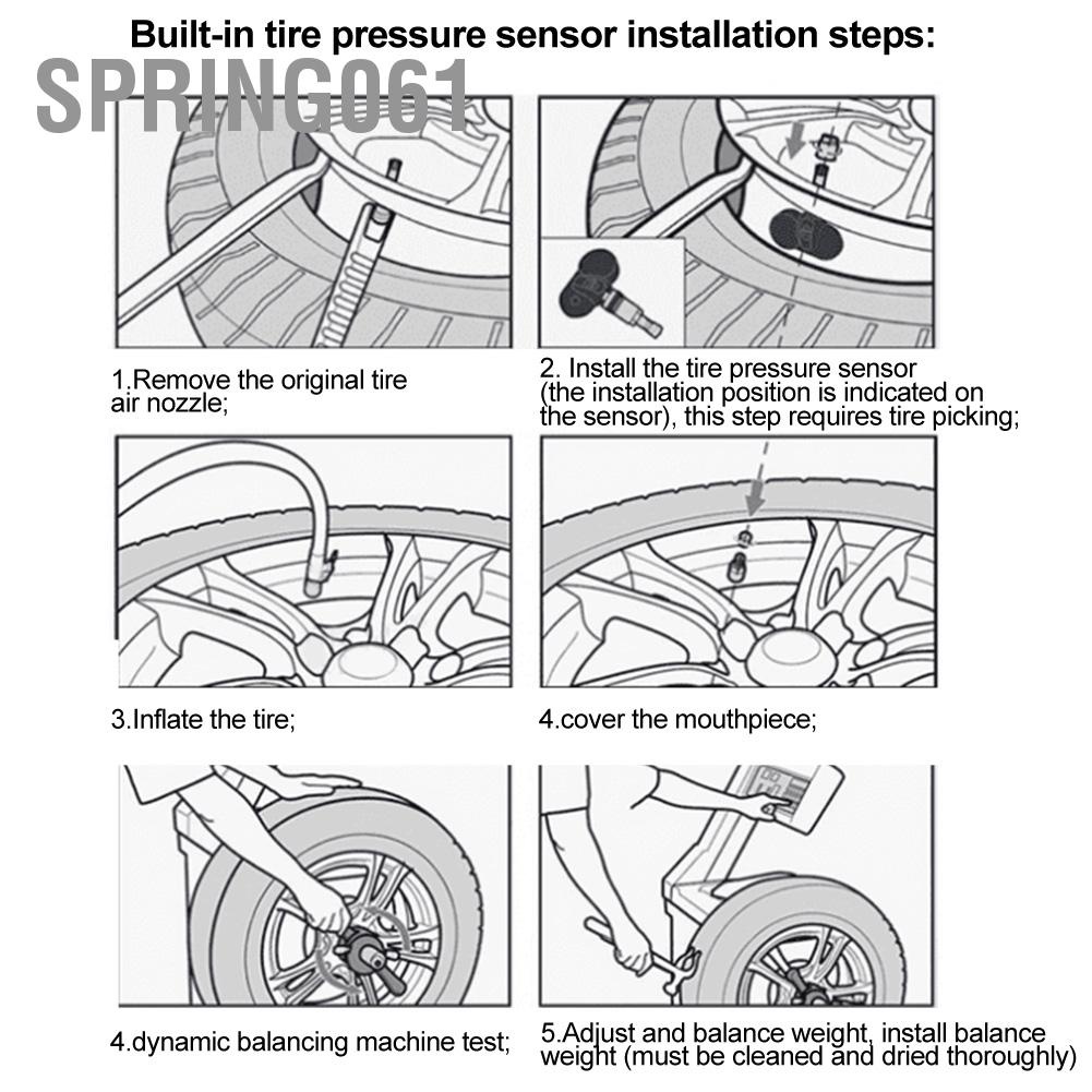 [Hàng Sẵn] Cảm biến theo dõi áp suất lốp ô tô TPMS 36236798726 Phù hợp với E88 E82 E90 【Spring061】