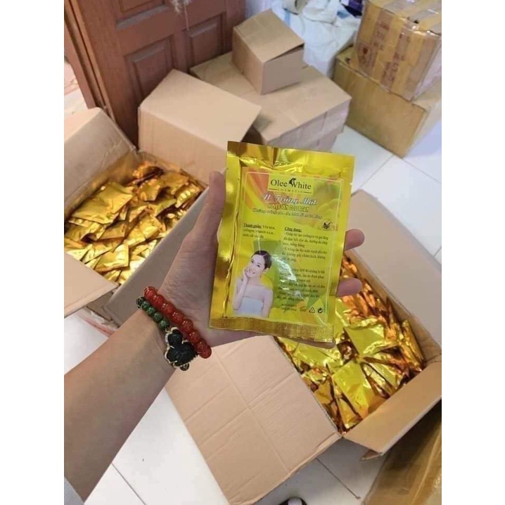Mặt nạ Ủ trắng mặt huyết yến collagen