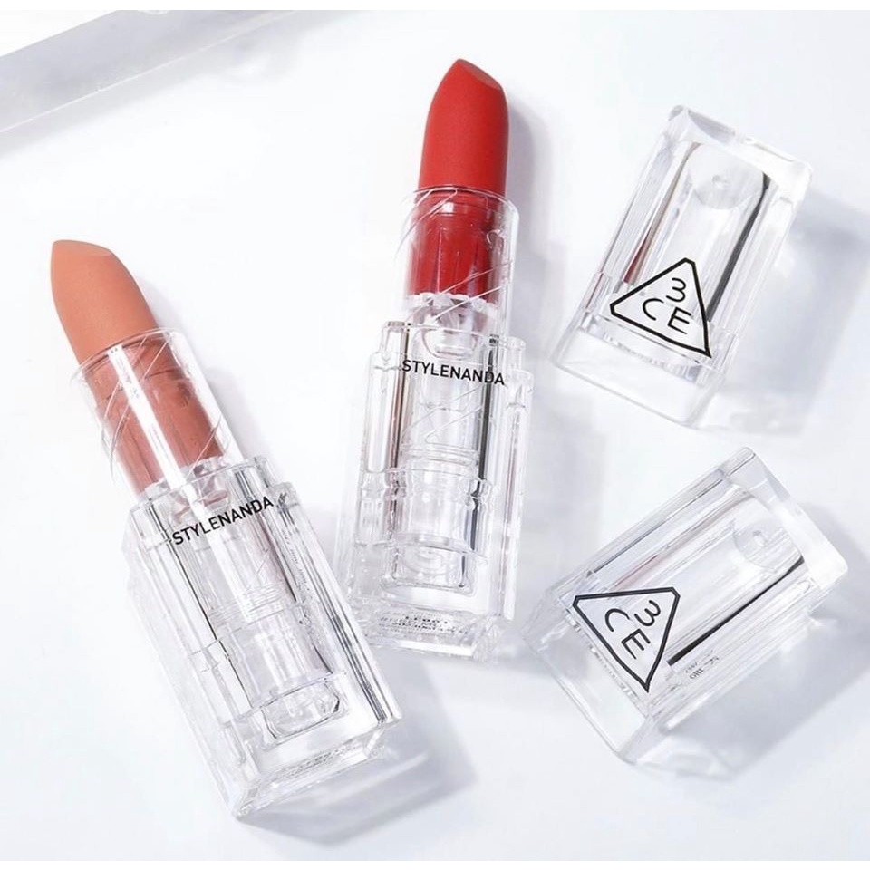 Son Thỏi Lì vỏ trong suốt 3CE Soft Matte Lipstick