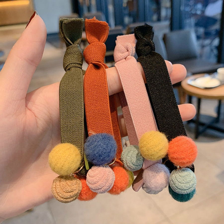 Dây Buộc Tóc Vải Co Dãn Đáng Yêu Cho Nữ