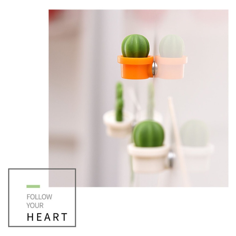 Set 6 nam châm gắn tủ lạnh hình cây xương rồng dễ thương