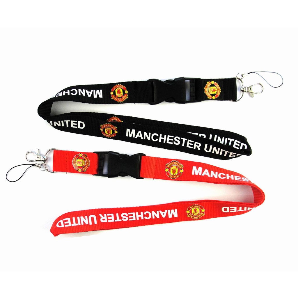 Dây đeo thẻ, dây treo điện thoại logo câu lạc bộ bóng đá MU, Chelsea, Arsenal, Liverpool, Real, Barca,...