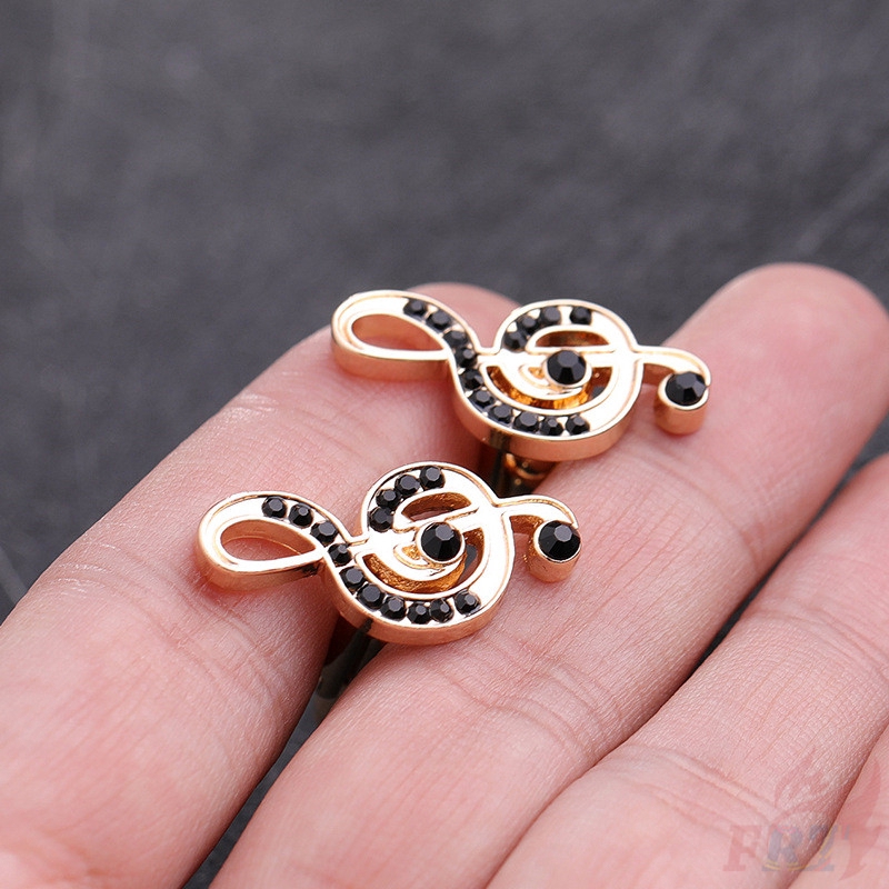 > Ready Stock < ❉ Stave Cuff Button ❉2Pcs/Pair Musical Fashion Shirt Cufflinks