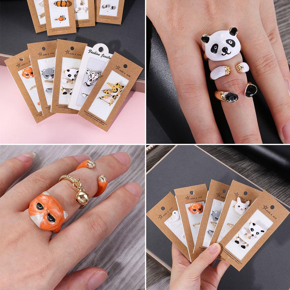 MOILYVN Nhẫn Hình Mèo Dễ Thương Sáng Tạo