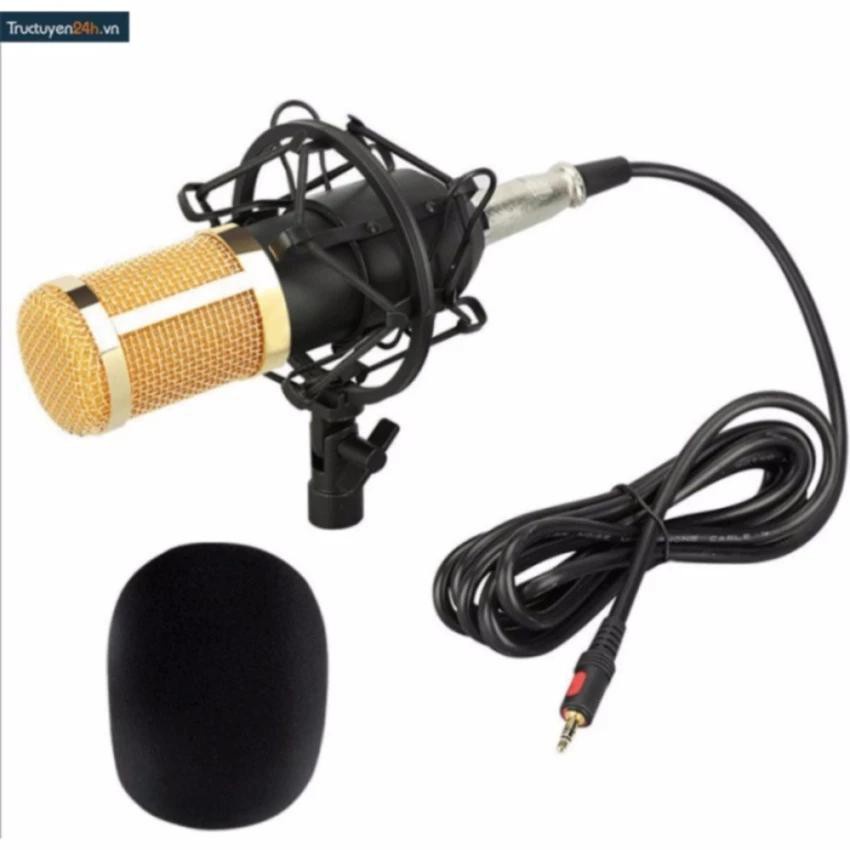 Combo sound card v8 và mic bm800 tặng tai nghe lõi kép sang trọng(3 món)