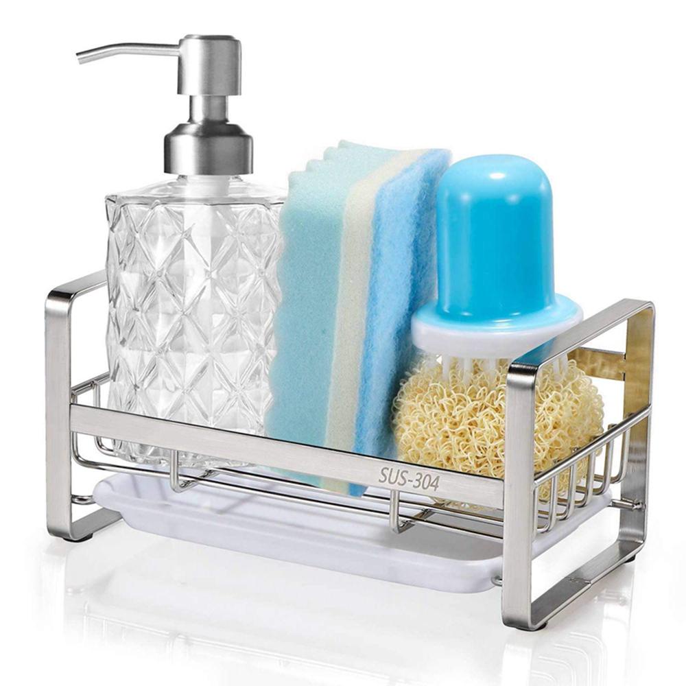 Giá Đỡ Xà Phòng Gắn Bồn Rửa Tự Dính Không Cần Đục Lỗ