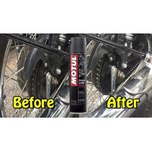 Chai Xịt Dưỡng Sên Motul C4 Chain Lube 400ml