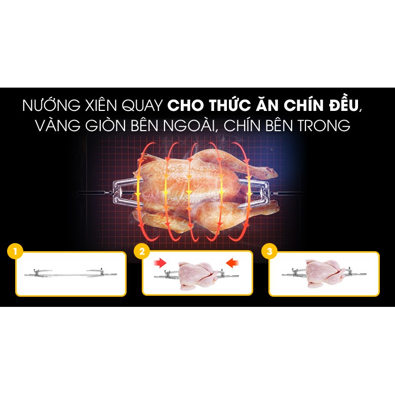 Lò nướng Sharp EO-A323RCSV-ST 32 lít - chính hãng Khoang lò bằng thép không gỉ, vỏ lò thép phủ sơn tĩnh điện