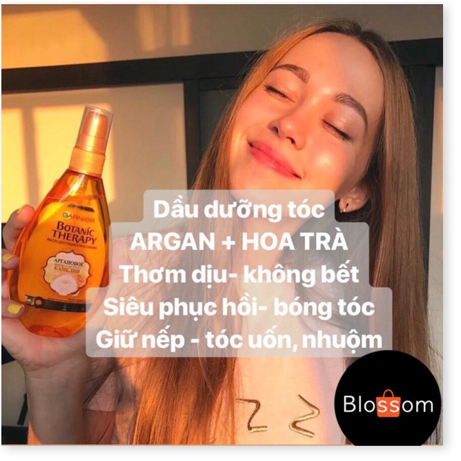 [Mã giảm giá mỹ phẩm chính hãng] [dưỡng tốt ko bết] Dầu dưỡng tóc Garnier Argan Botanic Therapy Ultra Doux