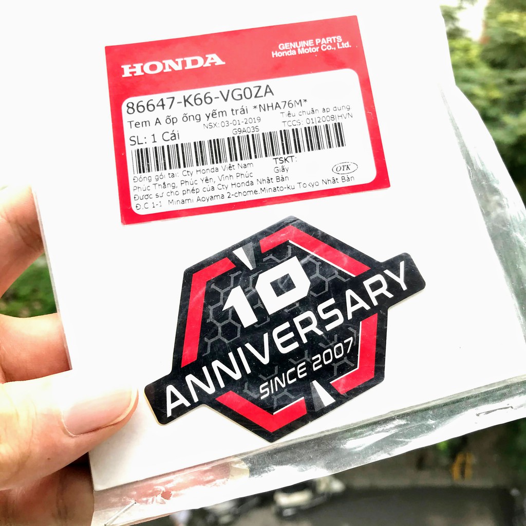 Tem Honda Airblade 10 Anniversary