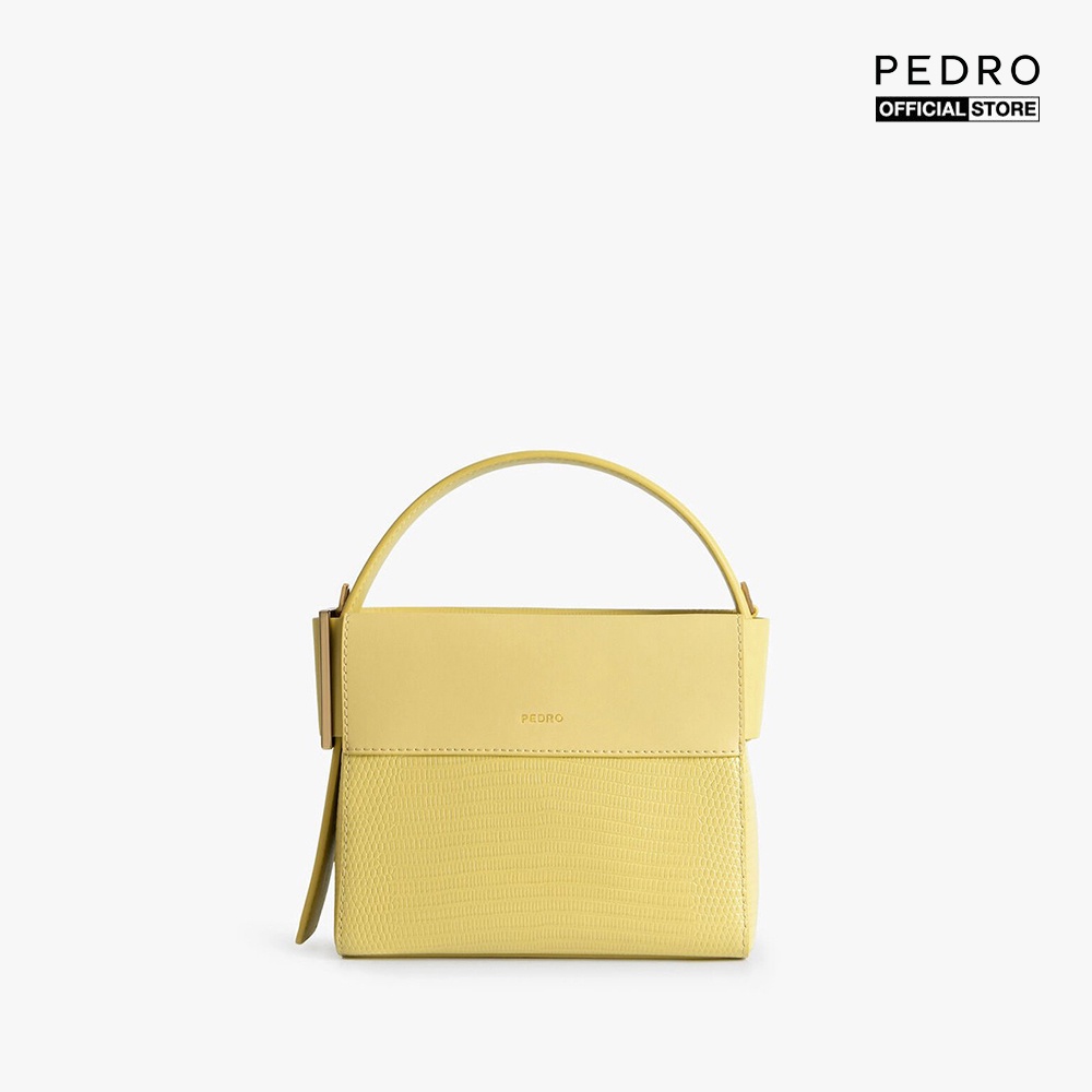 PEDRO - Túi xách tay nữ mini phom chữ nhật Lizard Effect Leather PW2-56610020-44