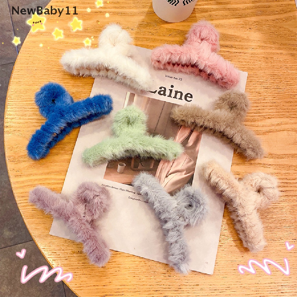 Kẹp Tóc Càng Cua Bằng Vải Bông Mềm Nhiều Màu Dễ Thương Thời Trang Mùa Đông Cho Bạn Gái Giá Đỡ