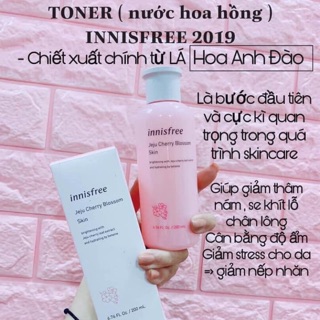 Toner Innisfree Jeju Cherry Blossom Skin
