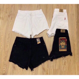 Quần short kaki tua rua
