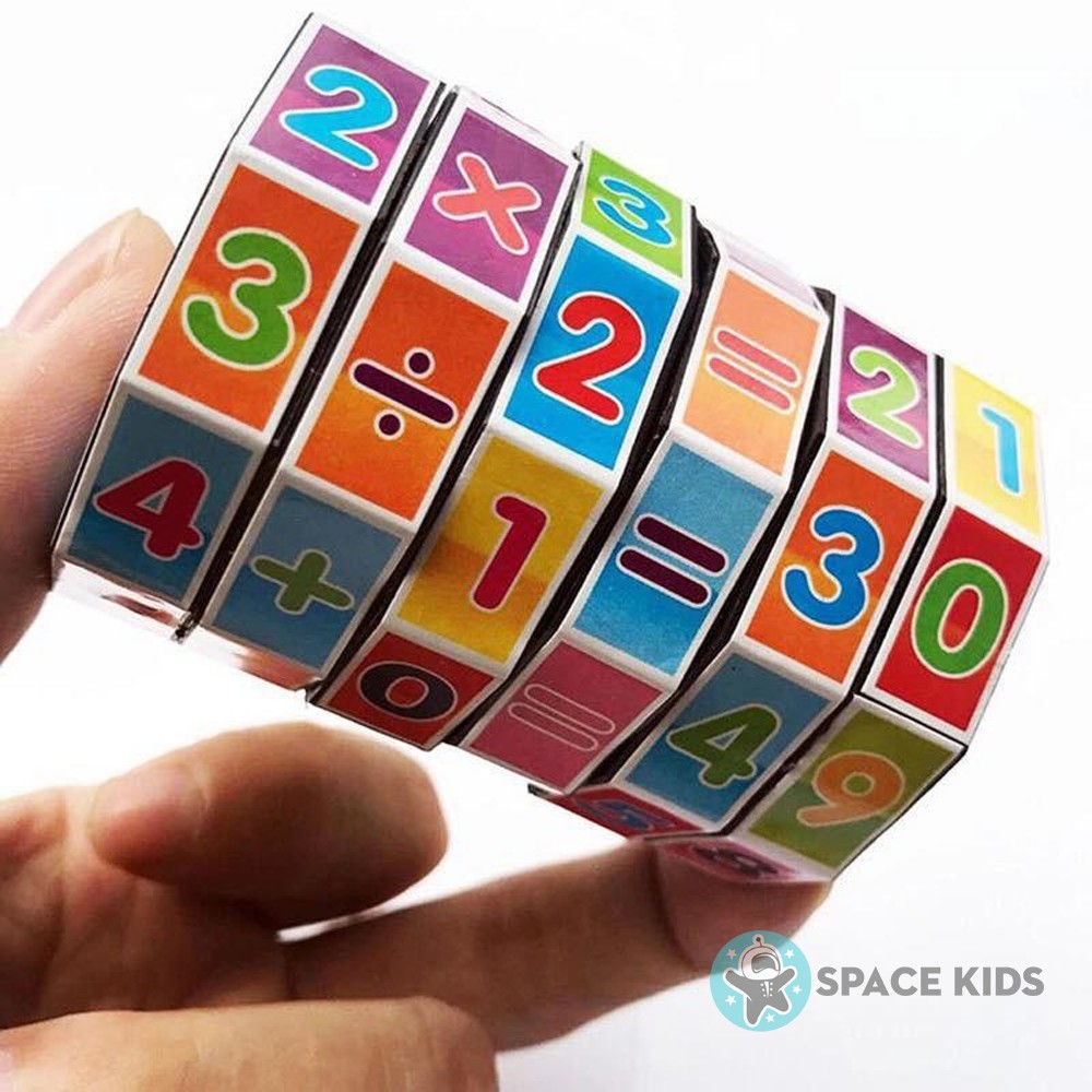 Đồ chơi cho bé Rubik toán học giúp tập làm phép tính cơ bản Space Kids