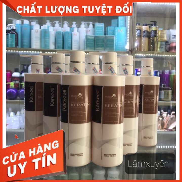 CHAI CHIẾT 50ML / KERATIN MACA KARSEELL DẠNG GEL MẬT ONG   FREESHIP  BẢO VỆ MÁI TÓC_ PHỤC HỒI TÓC THẦN TỐC TÓC HƯ TỔN.