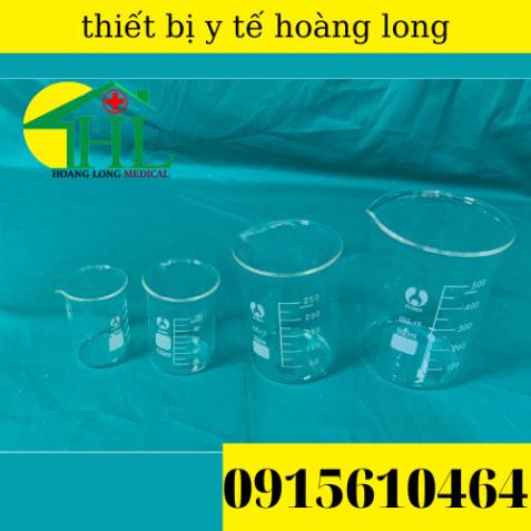 [Hàng Chính Hãng] Cốc Đong Thủy Tinh Thí Nghiệm Từ 50ml Đến 2000ml Bomex