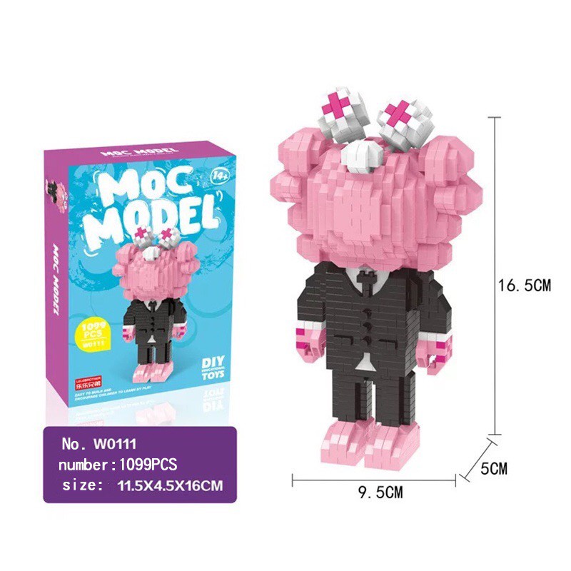 Đồ chơi xếp hình lego mocmodel MITOLO bộ đồ chơi ghép hình thông minh cho bé