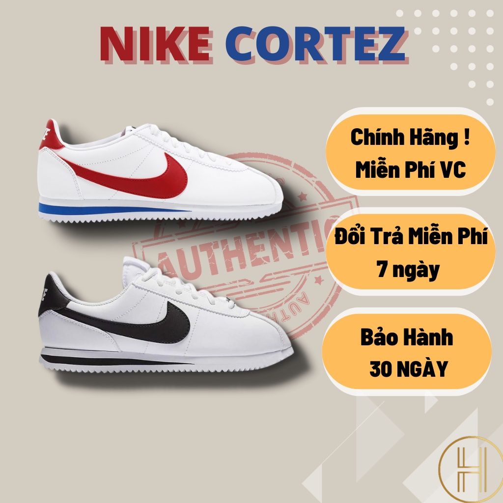 Giày Thể Thao Nike Cortez Đỏ Xanh
