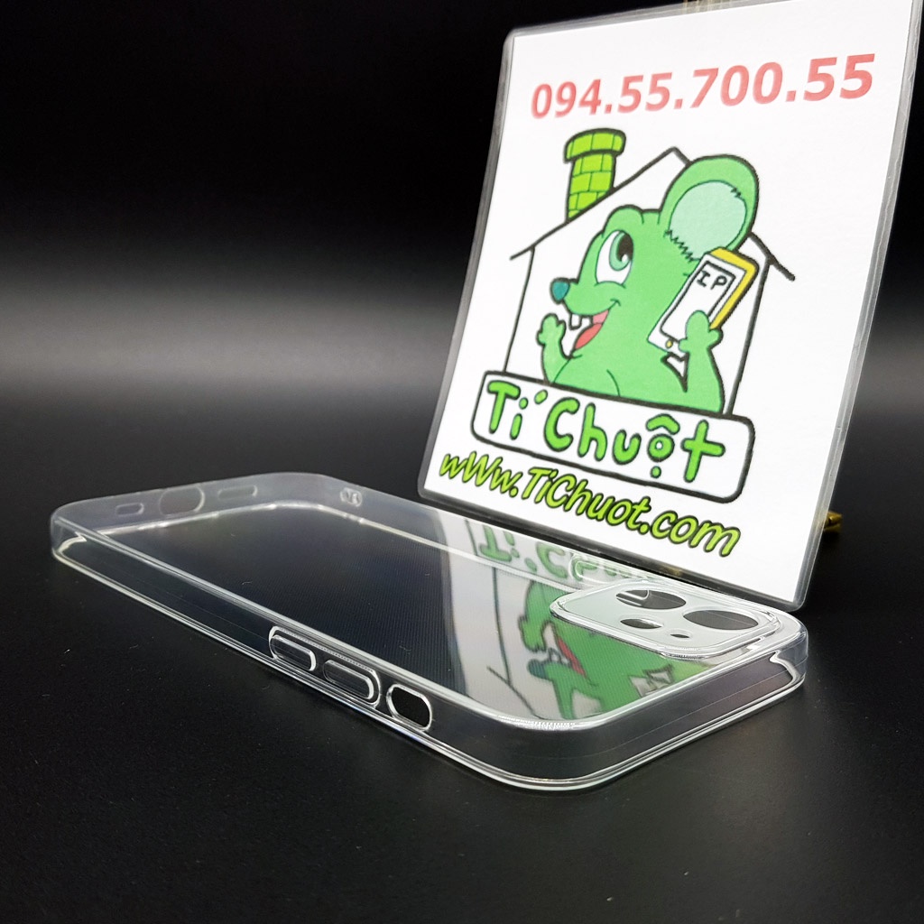 [Chính Hãng GOR][Ảnh Thật] Ốp lưng iPhone 12 6.1&quot; Silicon Dẻo Trong Suốt