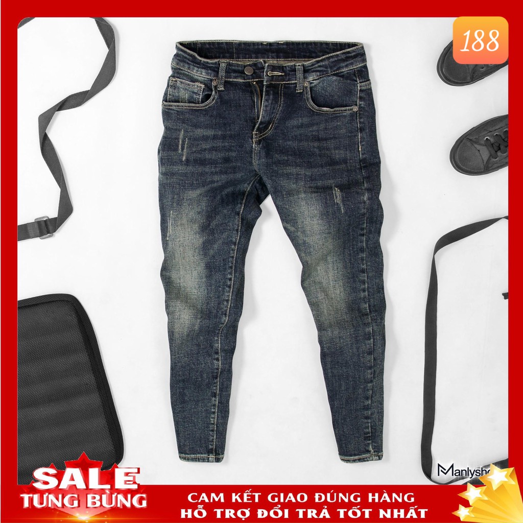 Quần Jean Nam Cao Cấp HB37 🔵 𝐅𝐑𝐄𝐄 𝐒𝐇𝐈𝐏 🔵 Quần Bò Nam Co Giãn Thời Trang | BigBuy360 - bigbuy360.vn