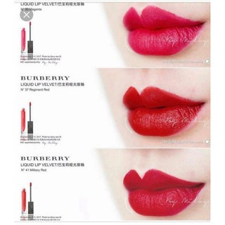 Son Kem B.B.R 41 Military Red – Liquid Lip Velvet –  Màu Đỏ Thuần