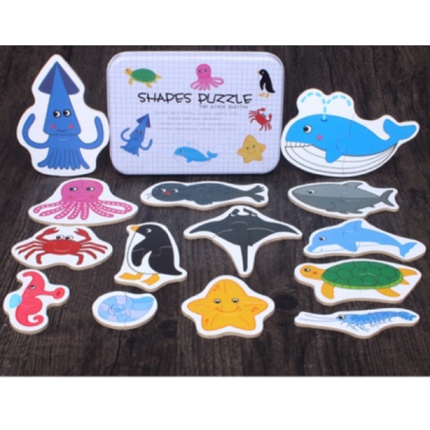 ĐỒ CHƠI GHÉP HÌNH 2 MẢNH HỘP SẮT