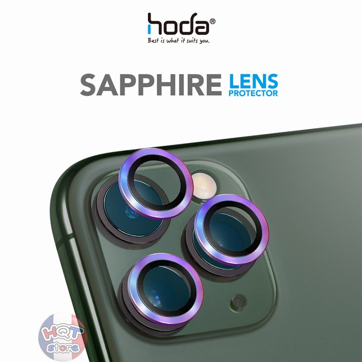 Ốp viền kính bảo vệ Camera Hoda Sapphire IP 11 Pro Max / 11 Pro