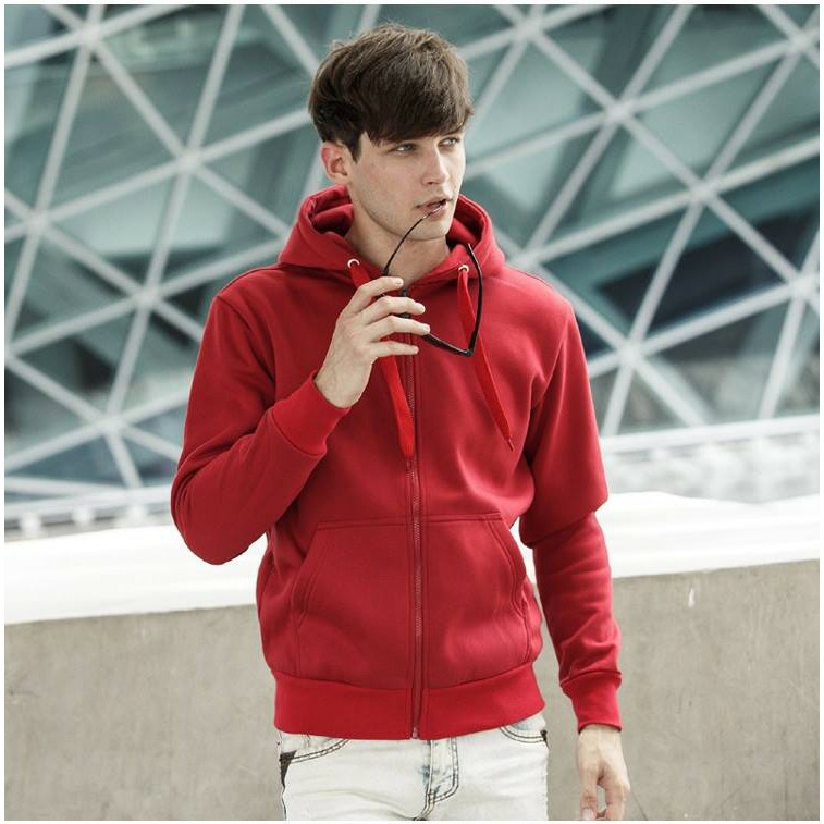 Áo hoodie zipper unisex - Áo khoác nỉ dây kéo nón 2 lớp dày dặn chất lượng đẹp