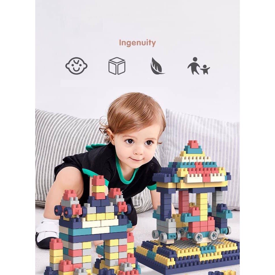 Lego 520 chi tiết, đồ chơi xếp hình lắp rap, BỘ LẮP GHÉP LEGO SIÊU TRÍ TUỆ VÒNG QUAY KHỔNG LỒ 520 CHI TIẾT
