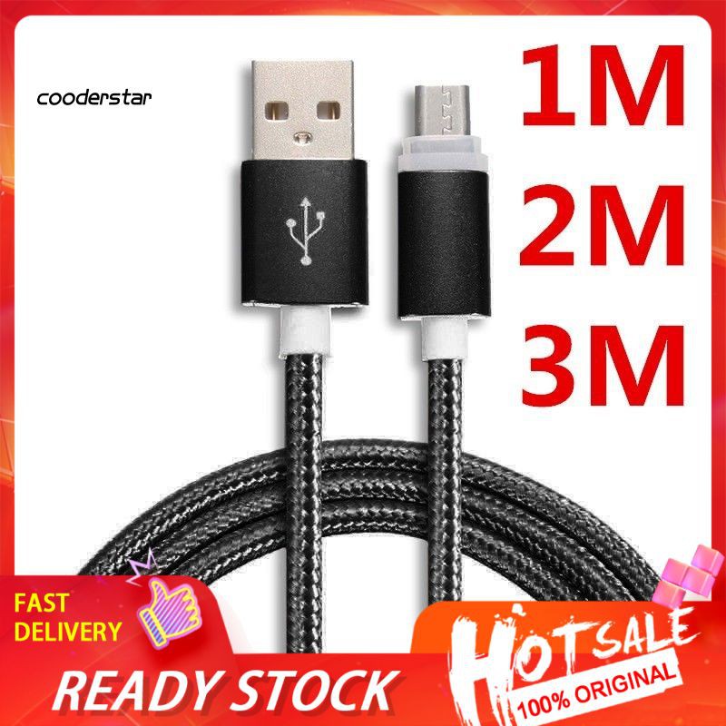 Cáp Sạc Nhanh Micro Usb 1 / 2 / 3m Cho Điện Thoại Android