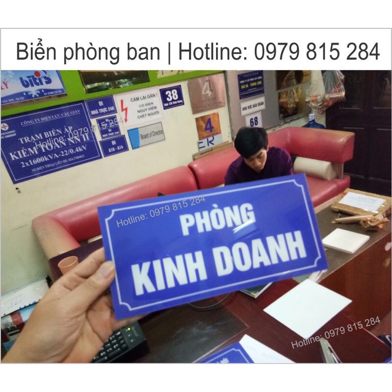 BIỂN BẢNG PHÒNG BAN, trường học