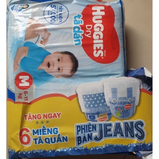 Tã dán huggies M76 (tặng 6 miếng tã quần)