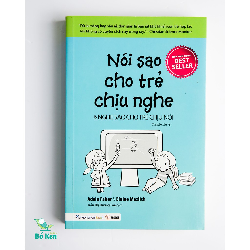 Sách - Nói sao cho trẻ chịu nghe &amp; nghe sao cho trẻ chịu nói [Tái Bản - Tủ Sách Shop Bố Ken]