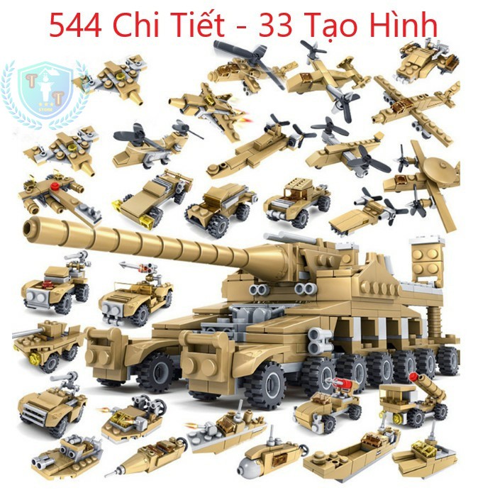 Đồ chơi xếp hình Lego Quân sự nhiều mẫu mã đa dạng cho bé (Shop chọn mẫu bất kỳ hoặc khách lựa chọn)