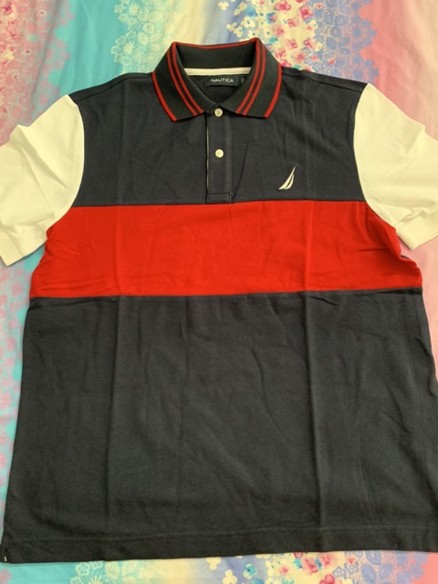 Áo thun polo nautica xuất xin 100% size M