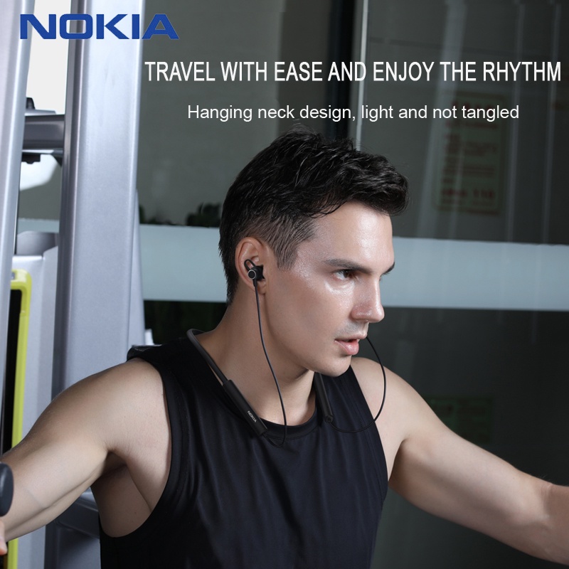 Tai Nghe Thể Thao Không Dây Nokia E1502 Bluetooth 5.3 14h Chất Lượng Cao