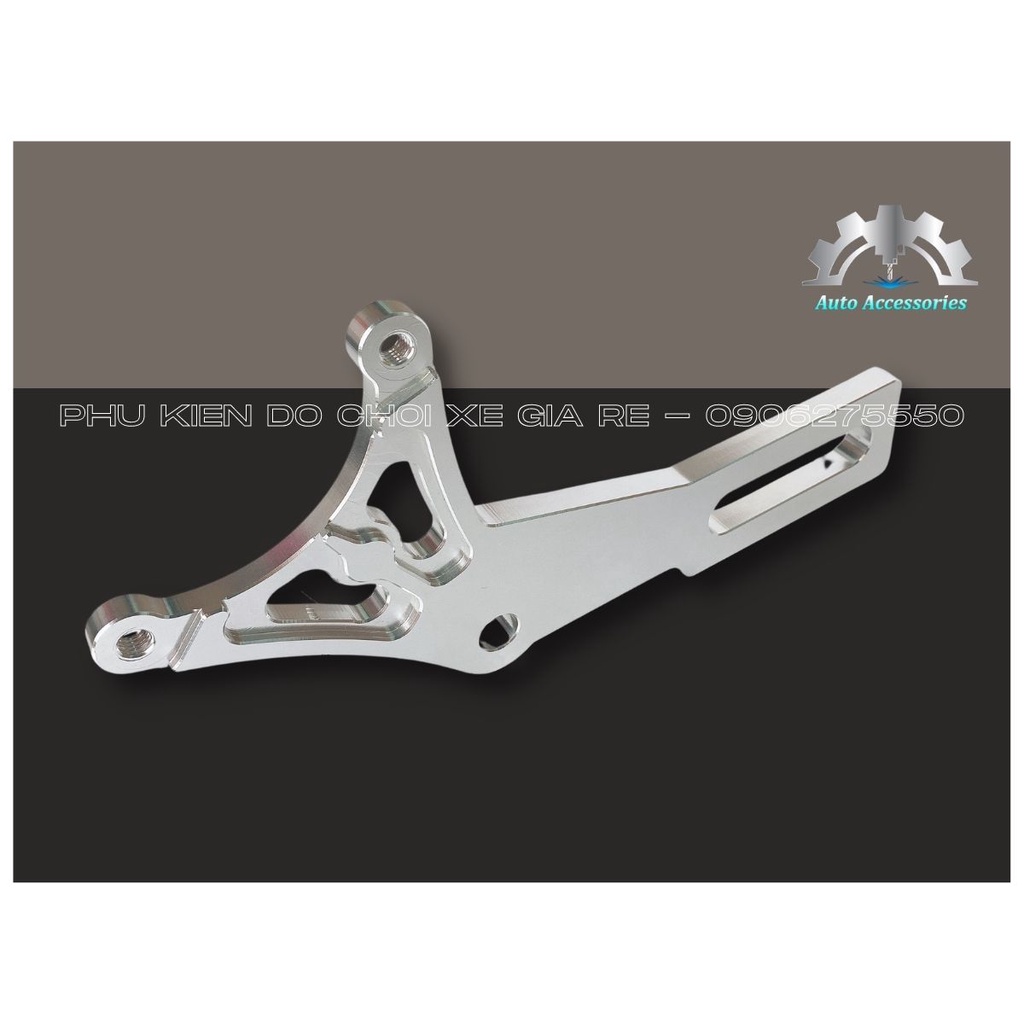 COMBO SAU Wave Sirius Jupiter Future Dream lên đĩa Sau - Heo Dầu Brcmbe 2piston đối xứng + Pát CNC gắn Sau đi đĩa 220mm