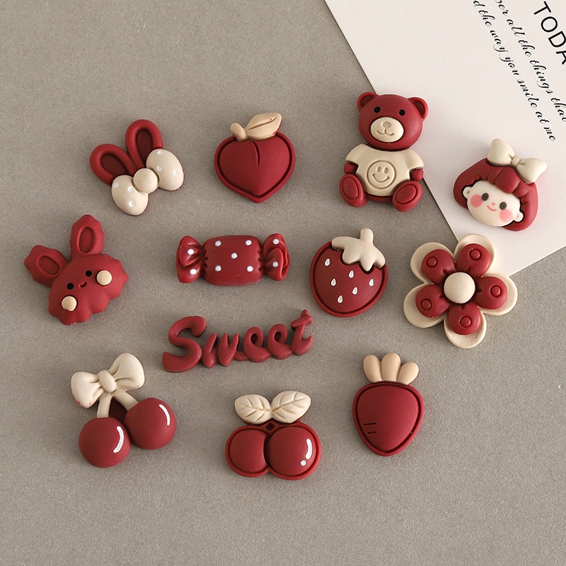 [Charm Slime] Sticker 3D Dán Bình Nước Hình Dán Nổi Trang Trí Ốp Điện Thoại Laptop Dễ Thương DIY Mô Hình (Link 4)