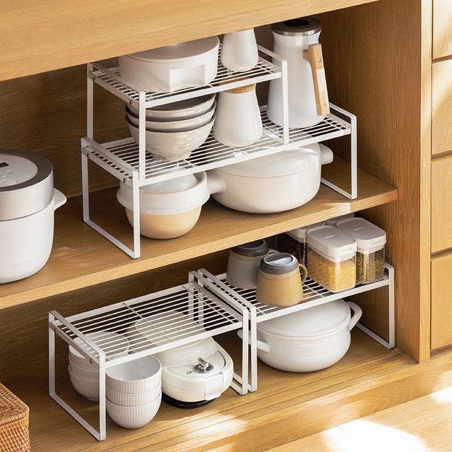 Kệ Một Tầng Bằng Sắt Giá Để Đĩa Gia Vị