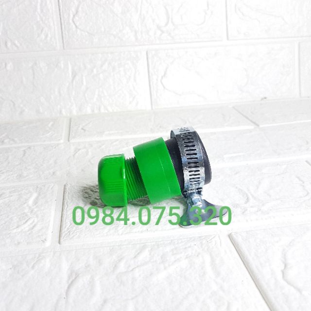 Đầu chuyển xiết cổ dê nối từ vòi nước không ren ra ống mềm d12,14,16mm W-3360, Aquamate Đài Loan nhập khẩu