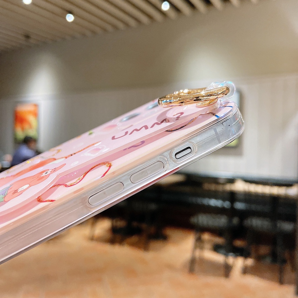 Ốp Điện Thoại epoxy Họa Tiết Dễ Thương Cho iPhone 12promax 12pro 12 7plus 11 11pro x xs XR xsmax QwJG