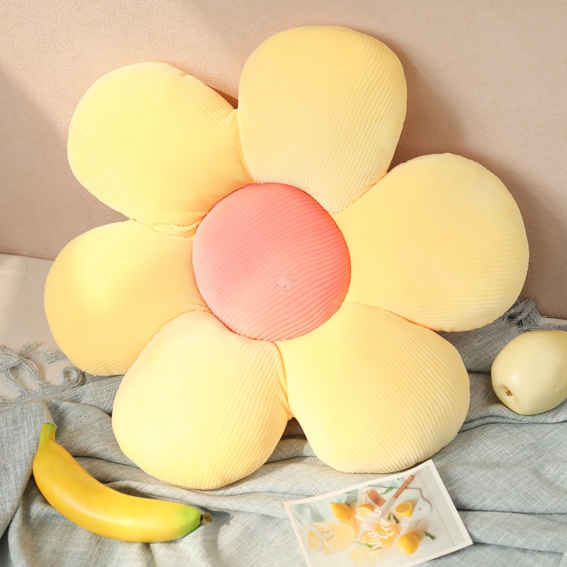Đệm nhồi bông mềm mại hình dáng bông hoa dễ thương để trang trí cho ghế sofa phòng ngủ phòng khách