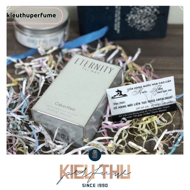 《Nước Hoa Chính Hãng》CK Eternity 25th Anniversary Edition for men 100ML
