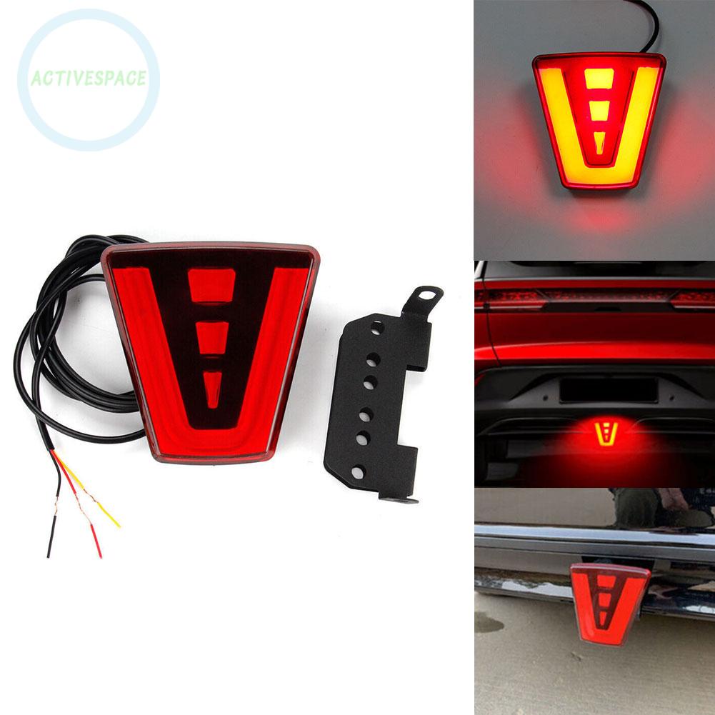 LED F1 Style Red Third Rear Tail Brake Light Warning Stop Fog Lamp Universal