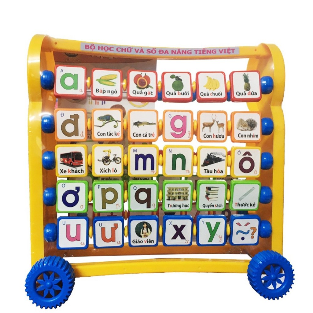 Đồ Chơi Giáo Dục - Bảng Chữ Số Đa Năng M1 ( 9 trong 1)