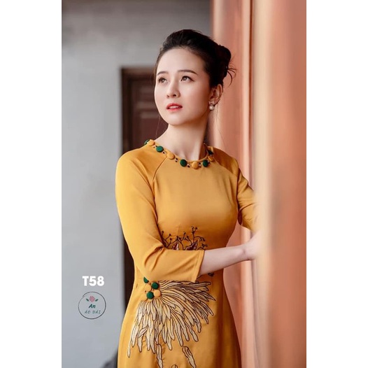 ÁO DÀI THÊU TÂY THI  MAY SẴN HOT HOT