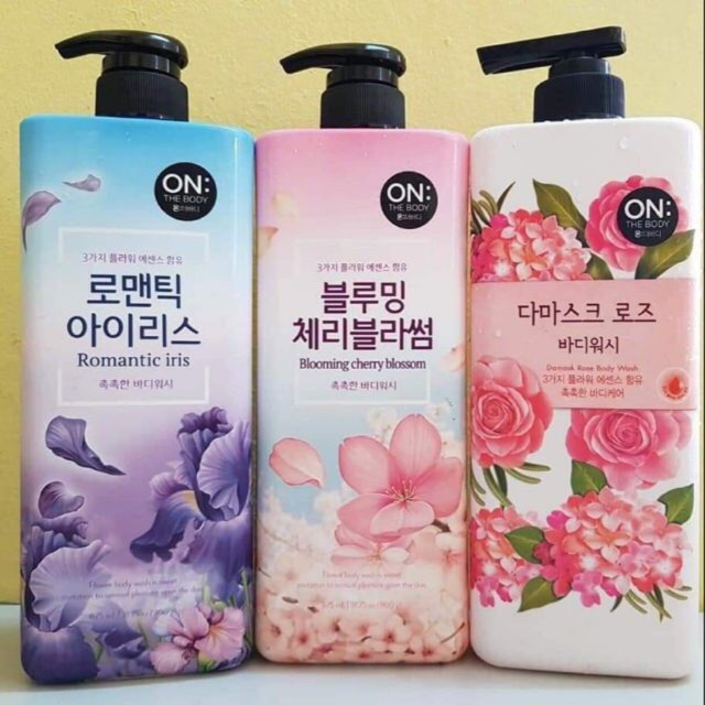 Sữa Tắm FREESHIP Sữa Tắm Dưỡng Ẩm ON The Body Perfume Body Wash Hàn Quốc