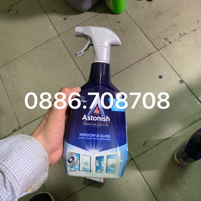 Nước tẩy và lau kính Astonish 750ml